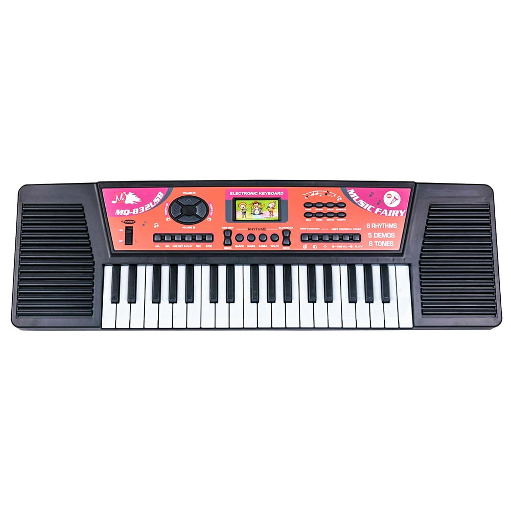 37Key Mini Electronic Keyboard USB Charging and Battery Dualpurpose
