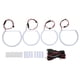 thumbnail image 1 of Kit de iluminación LED Angel Eyes Halo Rings, luz blanca, reemplazo de modificación de coche para E90 E91 E46, 1 of 8