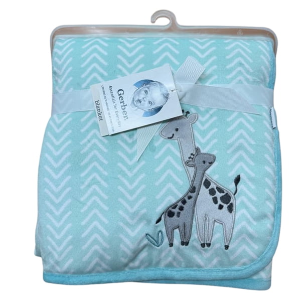 Gerber Essentials cobija para bebe set 2 piezas manta suave recien nacido verde
