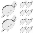 thumbnail image 2 of MasteelfCA 20PCS Blank Disc with Crocodile Clip Iron Tray Brooch DIY Base Breastpin Making Bezels for Handwork Jewelry Making -2.5CM, 2 of 7