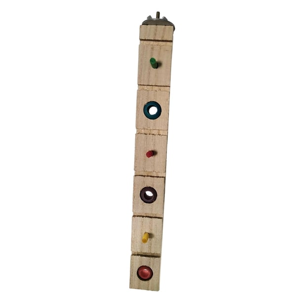 Bird Stand Toys Parrot Cage Accesorios con tornillo de montaje Parrot Climbing Toy Mantenga a su pájaro feliz para pequeños y medianos Parrot Bird medio Sunnimix Juguetes para pájaros