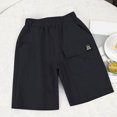 thumbnail image 4 of Stretch Cargo Shorts Black Shorts Casual Shorts Boys Athletic Shorts Boys Size 3-4 Years Pants Summer&nbsp;Clothing, 4 of 5