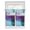 Teal Purple White, variant on Black Grey Ombre Kitchen Curtains 54 Inches length, Abstract Grey Wave Texture Gradient Window Treatment Curtain Drapes, Thermal Insulated Drapes for Basement Hotel RV, 42"x54", 2 Panels