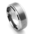 thumbnail image 2 of Men's Tungsten Carbide Wedding Band Ring 9mm Comfort Fit Beveled Edges For Men & Women, 2 of 3