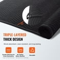 thumbnail image 3 of Sound Dampening Blanket 96x80 Black, Grommeted Portable Acoustic Barrier for Door, 3 of 6