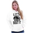 thumbnail image 3 of Lets Taco Bout It Tuesday Funny Food Unisex Plus Fleece Graphic Hoodie Brisco Brands 3X, 3 of 5