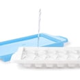 thumbnail image 3 of OXO Good Grips Durable Lightweight Kitchen Covered Ice Cube Tray, White & Blue, 3 of 5