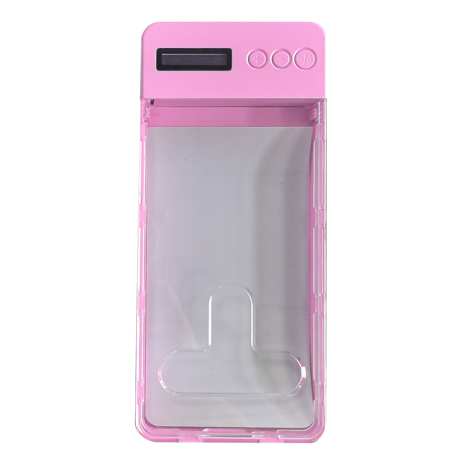 Xinyolin Cell Phone Lock Box with Timer LCD Display Mobile Phone Prison Prevent Phone Addiction Transparent Phone Locker Adults Children Students Self-Discipline Tools