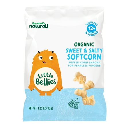 Little Bellies Organic Sweet & Salty Softcorn, 1.25 oz