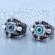 thumbnail image 5 of Qarigey Anillo de globo ocular de acero inoxidable, decoración personalizada, anillos de ojo falso, accesorio de regalo de joyería portátil para Ropa, zapatos y accesorios Miscelánea Gris Qarigey AP014686-01, 5 of 6