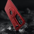 thumbnail image 2 of ELEHOLD for Samsung Galaxy A15 Case with Slide Lens Cover, Galaxy A15 5G Case Compatible with MagSafe, Rotating Ring Kickstand Heavy Duty Rugged Protective Phone Case for Samsung Galaxy A15,Red, 2 of 6
