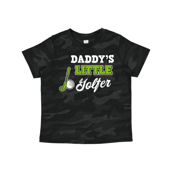Inktastic Daddys Little Golfer with Golf Club and Ball Boys or Girls Toddler T-Shirt