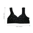 thumbnail image 2 of WEUVEB Para Mujer Sin Con Frontal Color Negro Cómodo Y Transpirable, 2 of 8