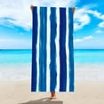 thumbnail image 3 of HOARBOEG Ultra-Soft Microfiber Beach Towel, Quick-Drying & Sand Resistant, Large 59x29.5in Adult Swimming Pool Towel & Travel Blanket for Vacation, Cruise, Camping, Yoga, 3 of 5