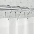 Mainstays Wire Chrome Shower Curtain Rings, 12pc