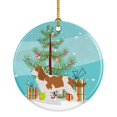 thumbnail image 1 of Cavalier King Charles Spaniel Merry Christmas Tree Ceramic Ornament, 1 of 1