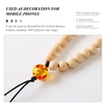 thumbnail image 3 of HEANUJJ  1Set Assorted Color Round Wood Beaded Silicone Necklace for Mobile Phones, 3 of 8
