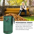 thumbnail image 2 of Yard Lawn Garden Bags Reusable Yard Waste Bags with Lid Extra Large Lawn Leaf Bags Garden Bag Heavy Duty Gardening Bags,Lawn Bags 4 Handles, 2 of 7