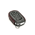 thumbnail image 3 of Vitodeco Leather Key Fob Case Compatible with Honda Civic, Civic Hatchback, Accord, HR-V, CRV, Pilot, Passport 2023 - 2026 (4-Button, Black/Red), 3 of 6