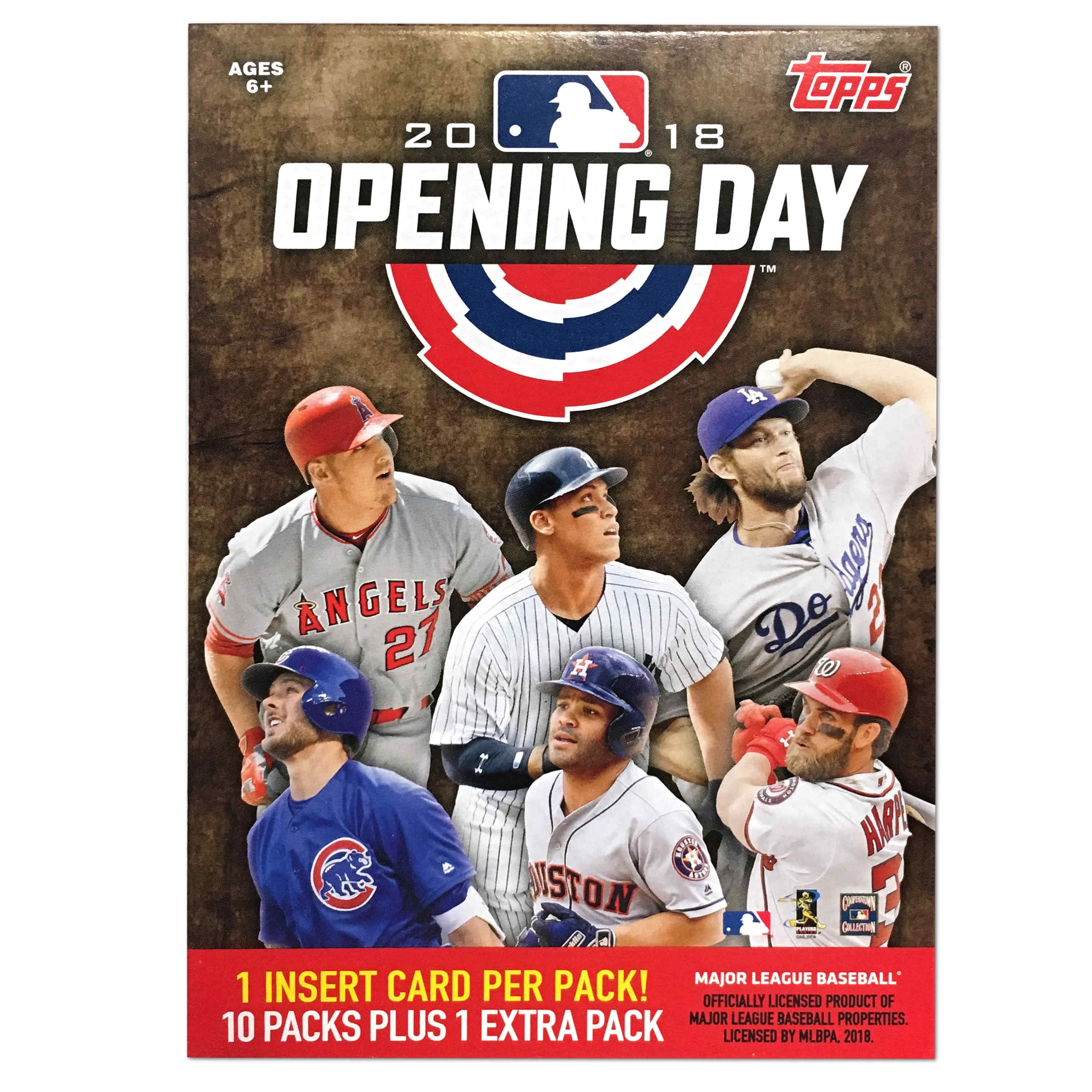 Topps 2018 Opening Day Baseball Factory Sealed Trading Card Pack 