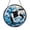 Acrylic 3.5 Inch, variant on Jumping Orca Whale Stained Glass Window Hanging – Sea Life Art2401