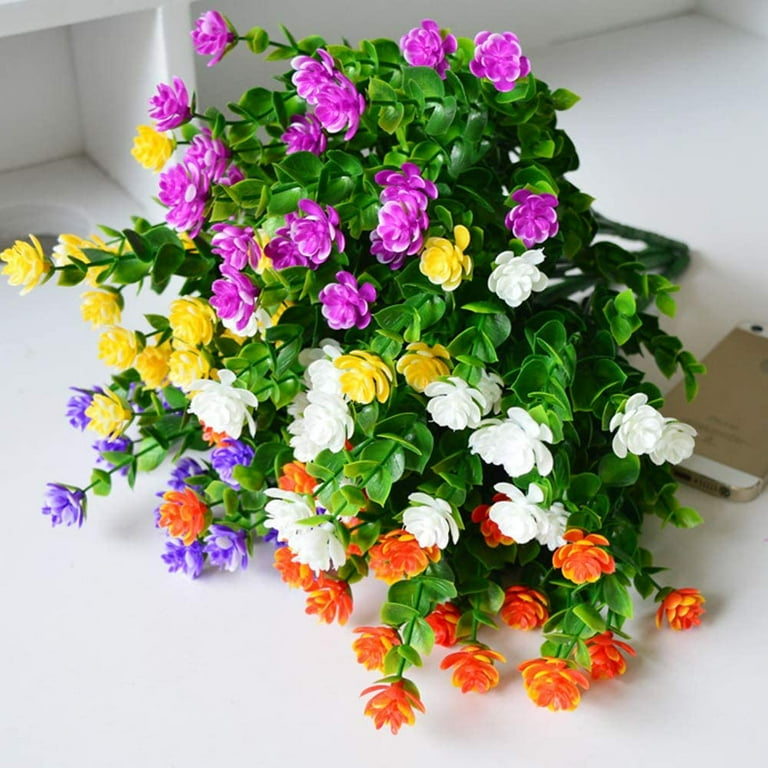 ychon artificial flowers for indoors outdoors