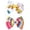 C, variant on QIQUWOHUL Hair Bows For Girls Pencil Bow Clips With Hair Accessories For Toddler Kids Teens School Day