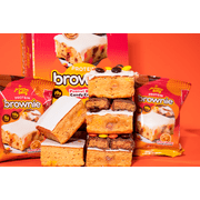 Peanut Butter Candy Crunch, 12 Count Prime Bites Protein Brownie with 19g Protein and 5g Collagen