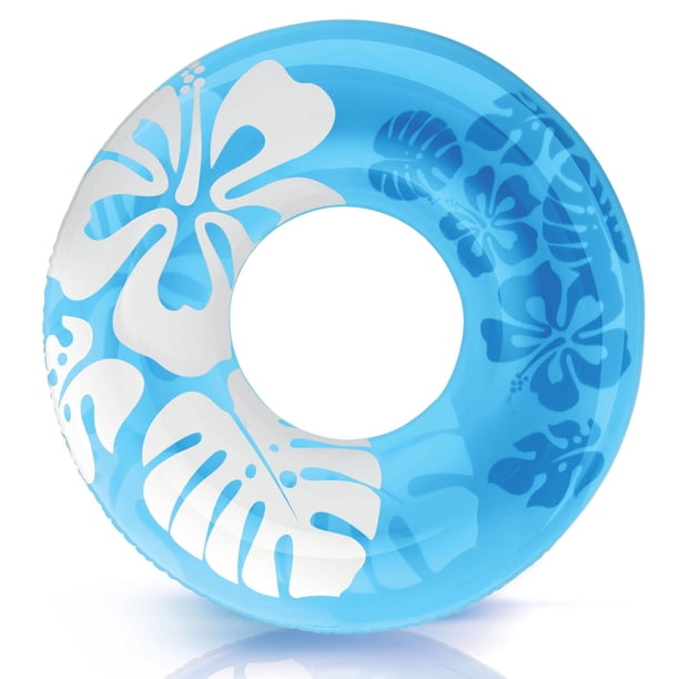 Bouée De Natation à Paillettes Argent Gonflable Adulte - Anneau Piscine Été 75cm PVC