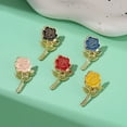 thumbnail image 4 of Portable Rose Pin Brooch Beautiful Rose Lapel Pin for Women’s Fashion Great for Weddings and Special Event, 4 of 9