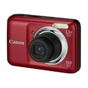 Canon PowerShot A800 10 Megapixel Compact Camera, Red