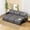 Dark Gray - 3-seater, variant on 3 in 1 Convertible Sofa Bed,Asofer Modern Pull Out Couch Sleeper Bed with Adjustable Backrest,Loveseat Couch with Pockets for Living Room Apartment Office,Dark Gray