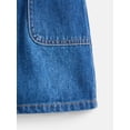 thumbnail image 3 of Wonder Nation Girls Denim Skirt with Patch Pockets, Sizes 4-18, 3 of 3