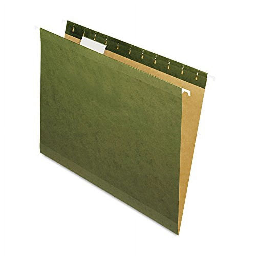 Pendaflex X-Ray Hanging File Folders 1/5 Tab Letter Standard Green 25/Box 415215