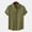 Army Green, variant on Floenr Mens T Shirts,Men Casual Solid Buttons Beach Double Pocket Turndown Short Sleeve Shirt Blouse