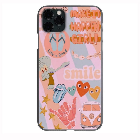 VSCO Make it happen Peachy Phone Case for iPhone 7 8 X XS XR SE 11 12 13 14 Pro Max Mini Note 10 20 s10 s10s s20 s21 20 Plus Ultra