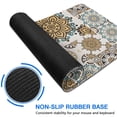 thumbnail image 6 of Long Mouse Pads for Desk,Brown Ethnic Floral and Mandala Pattern Desk Mats on Top Of Desks, Desk Mouse Pad Extra Large with 3mm Non-Slip Base and Stitched Edge for Gaming,Office,Work,Home 31.5"x11.8", 6 of 6