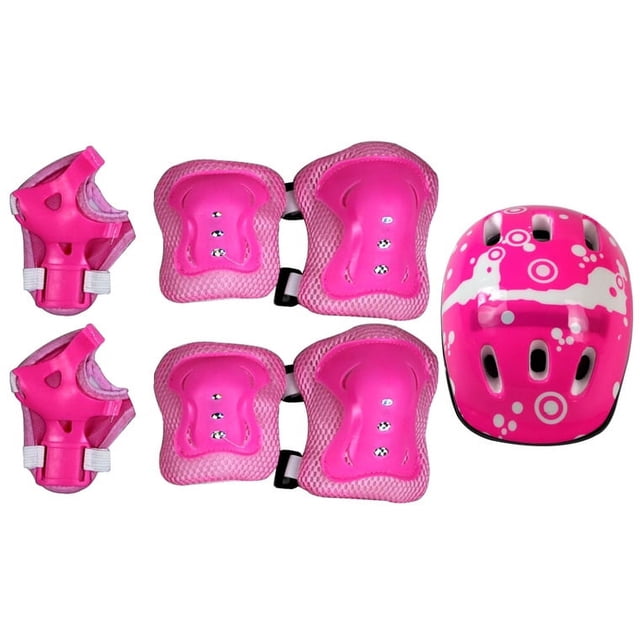 Juego de 7 piezas de casco protector para niños, patines, patinete de equilibrio y patinaje sobre ruedas