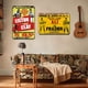 thumbnail image 5 of Figura 2 Uds. Placa Metal Vintage Pintura Hierro Rectangular Bar para El 20x30cm, 5 of 9