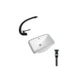 thumbnail image 1 of DROP Bath and Kitchen DR091114 Undermount Bathroom Sink Set, 1 of 4