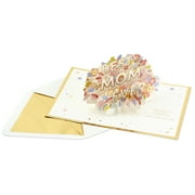 Hallmark Best Mom Ever Signature Paper Wonder Pop Up Mother's Day Greeting Card with Envelope, 5" x 7.19"