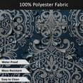 thumbnail image 5 of Vargottam Indoor/OutdoorTablecloth58x82 InchRectangleTablecloth Waterproof PatioTableCloths- Spring/SummerTableCovers for Backyard RectangularTable/BBQs/Picnic -Navy Blue2, 5 of 5