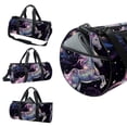 thumbnail image 3 of Unicorn Basketball Bag that Doubles as a Carry on and Travel Tote with Shoe Bag and Interior Zipper Pocket, Size 17.7 Inches, Large Capacity, 3 of 6