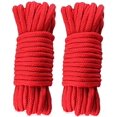 thumbnail image 3 of Soft Rope,Outdoor Recreation Accessories, 32 Feet 10M- Soft Multipurpose Rope, Cotton Rope Craft Rope (Red)by Torubia, 3 of 7