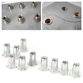 thumbnail image 3 of Surtido De Tuercas De Inserción Roscadas De Cabeza Plana, 100 Piezas De Tuercas Remachables Estables Y Confiables Para Decoración De Muebles Automotrices, Productos Eléctricos E, 3 of 7