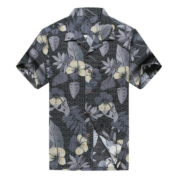 Mens and Big Mens Floral Print Hawaiian Shirt, up to size 3XL - Walmart.com