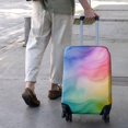 thumbnail image 3 of Colorful Tie Dye Wave Pattern Luggage Cover Fashion Suitcase Cover Baggage Covers Fit 25-28 Inch Luggage (Go Travel), 3 of 5