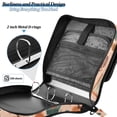 thumbnail image 4 of FORMRS Zipper Binder with Shoulder Strap 2-inch Ring 500 Sheet Capacity File Bag, Pink Fall Coffee, 4 of 5