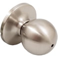 thumbnail image 2 of Stone Harbor Hardware Ball Door Knob, Privacy (Bed/Bath) Function, Satin Nickel, 2 of 5