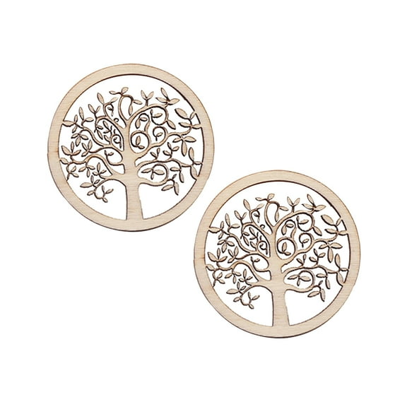 Masteelf DIY Wooden Slices Craft Material with Fine Workmanship for Kids and Adults to Paint Decorate and Create Art Projects 10 Pieces